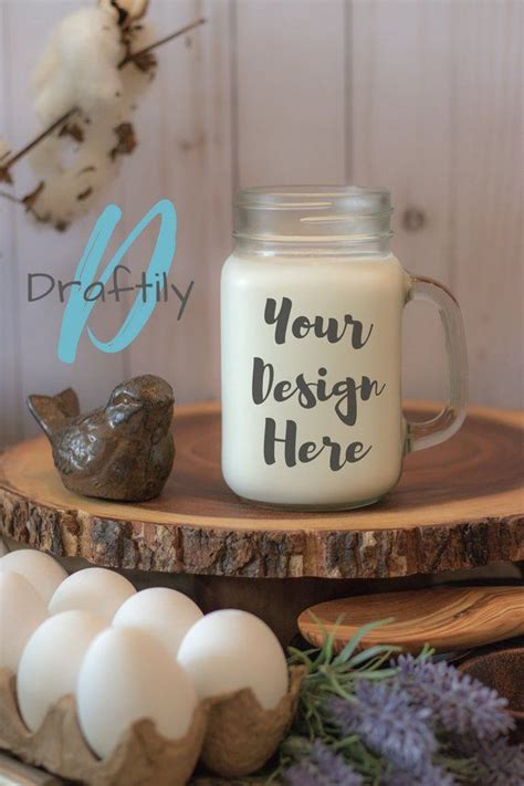Product titlekaboer tree rack mug cup holder wood stand coffee te. Glass Mason Jar Mug Mockup, Dollar Tree Mug, Coffee, Beer ...