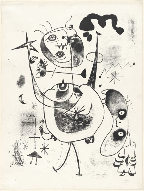 Joan Miró Plate Xxiii From The Barcelona Series 1944 Joan Miro