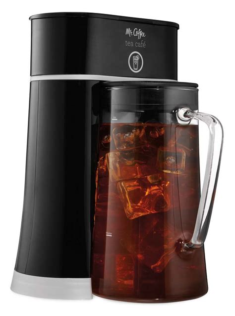 Mr Coffee Tea Cafe 2 In 1 Black Iced Tea Maker With Glass Pitcher