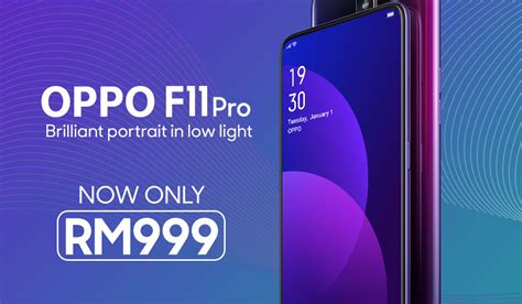 Oppo f11 pro smartphone comes at starting price of. OPPO F11 Pro Price Adjustment at Only RM999, Down From RM1 ...