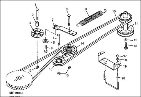 Craftsman Lt1000 Drive Belt Diagram Belt Mower Drive Craftsman Diagram