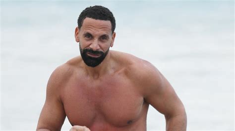 Rio Ferdinand Goes Through Workout At Bondi Beach Daily Telegraph