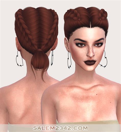 Salem2342 Nightcrawler`s Lush Hair Retextured Sims 4 Hairs