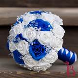 Royal Blue And White Wedding Flowers Pictures