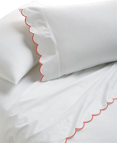 Martha Stewart Collection Closeout Scalloped 400 Thread Count 100