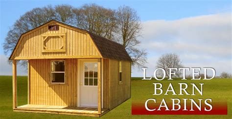 Lofted barn cabin side lofted barn cabin the nature of wood: Lofted Barn Cabins - Derksen Buildings - Derksen Portable ...