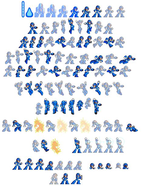 Megaman X Movement Sprite List Hd Em 2019 Game Sprite Pixel Art E