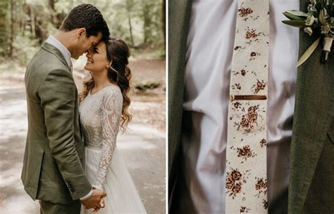 One Long Adventure A Rustic Wedding In The Redwoods With A Copper Peach Palette Olive Green