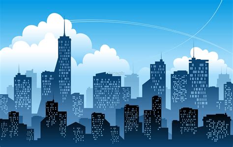 17 City Skyline Clipart Free In 2021