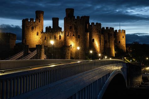 Conwy Castle At Dusk 614 Photograph By Philip Chalk Photography Fine