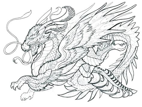 Cool Dragon Coloring Pages At Free Printable