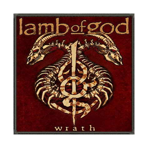 Lamb Of God Wrath Metalworks Patch 80s Metal New Rock Bristol