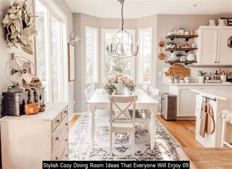 30 Stylish Cozy Dining Room Ideas That Everyone Will Enjoy Dining