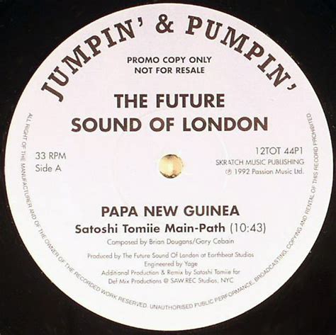 The Future Sound Of London Papua New Guinea 2001 Promo 1 2001 Vinyl Discogs