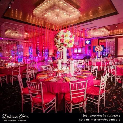 This Bat Mitzvah Has A Fabulous Hot Pink Color Scheme See This Event