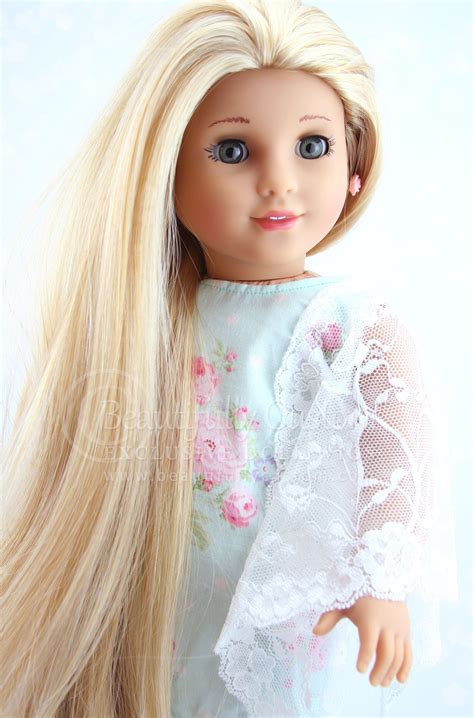 Fairytale Wig Sunrise Blonde American Girl Doll Hairstyles Custom