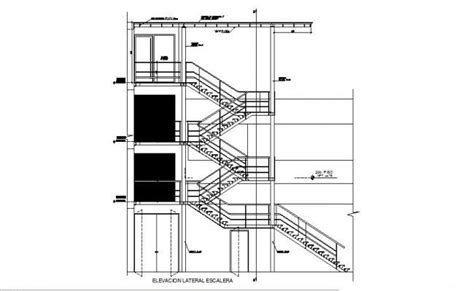 Staircase Constructive Section Details Of House Dwg File Open House