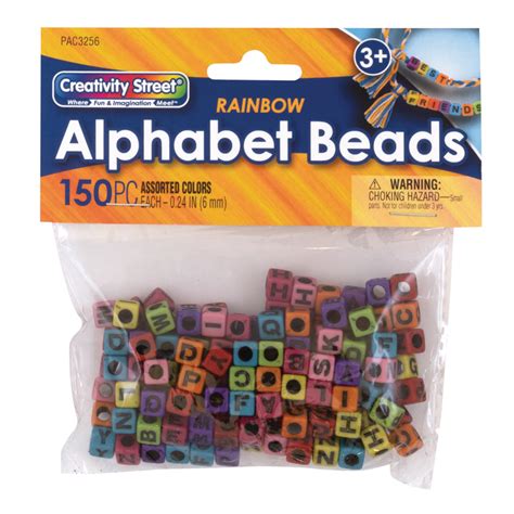 Shop for bead letter beads in beading & jewelry making at walmart and save. CREATIVITY STREET ALPHABET BEADS ASSORTED RAINBOW AC3256 ...
