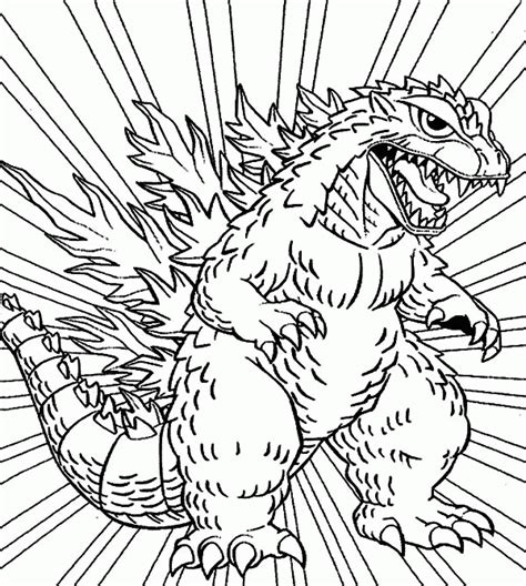 Sie können diese kostenlos auf unserer website herunterladen. Godzilla: Coloring Pages & Books - 100% FREE and printable!