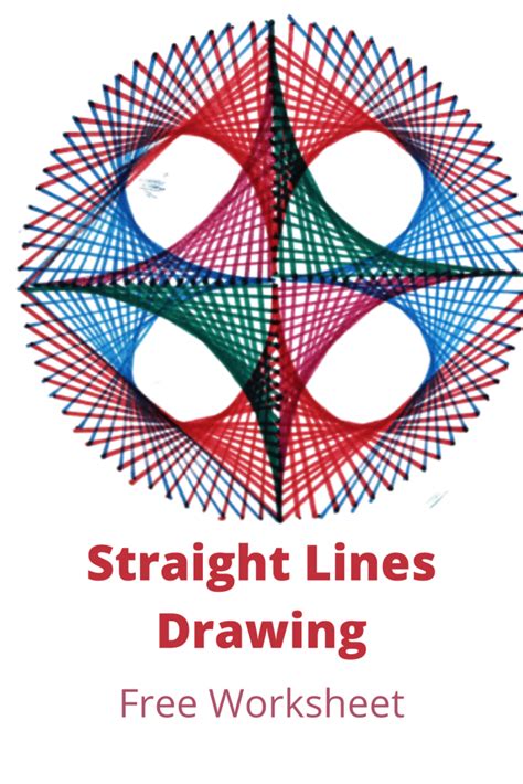 Line Art Straight Lines Drawing Free Worksheet Sparklingbuds