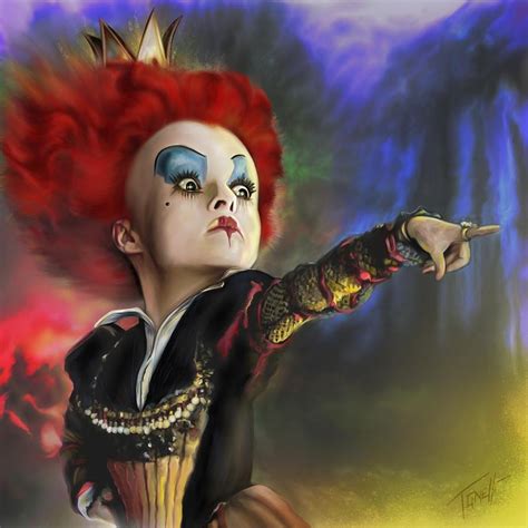 Red Queen Alice In Wonderland Mixed Media By Mark Tonelli Pixels