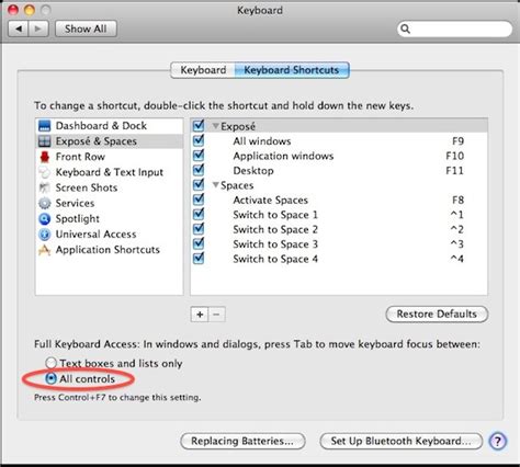 Use The Tab Key To Switch Between Dialog Buttons In Mac Os X