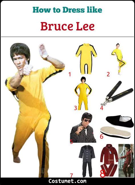 Bruce Lee Costume For Cosplay And Halloween