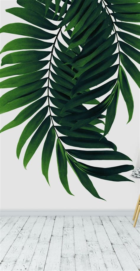 Palm Leaves Tropical Vibes 2 Wallpaper From Tropical Leaf