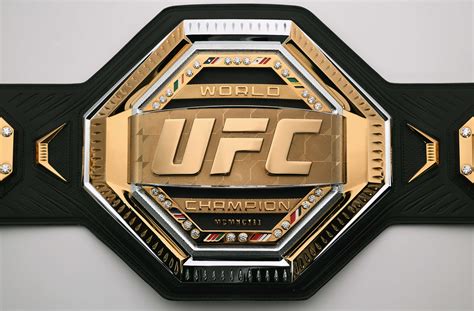 UFC unveils new championship belt - Fighters Only