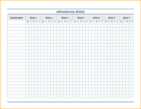 10 Printable Attendance Sheet Examples Pdf Word Examples Free