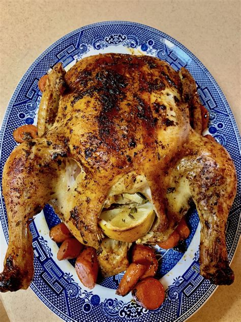 Easy Roasted Chicken In The Cast Iron Skillet Mary Vance Nc