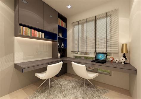 Brilliant L Shaped Study Table And White Unique Chairs In White Study