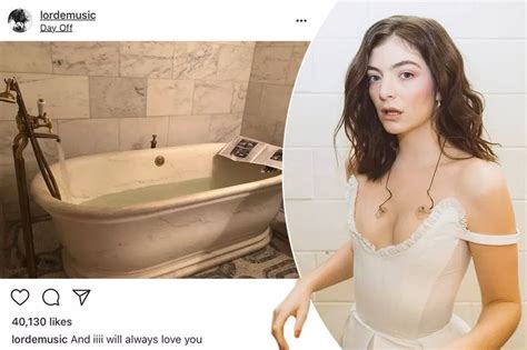 Lorde Sparks Uproar With Picture Of Bathtub Alongside Whitney Houston Lyrics And Immediately