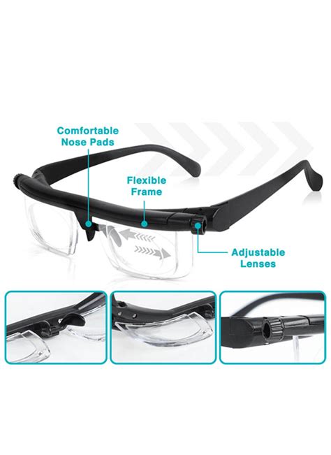 Adjustable Lens Eyeglasses