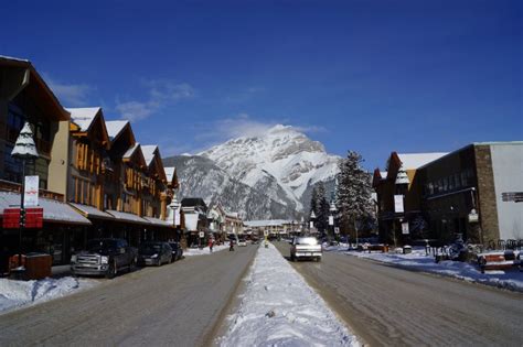 Banff Avenue The Main Street Banff Canada Travellerspoint