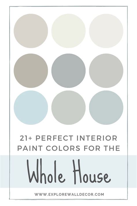 How To Choose One Paint Color For The Whole House Plus 21 Great Color