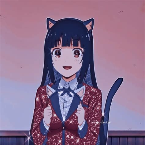 Yumeko Jabami Icons In 2021 Anime Glitter Anime Yumeko Jabami Icons