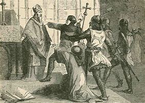 Image result for Murder of St. Thomas a Becket