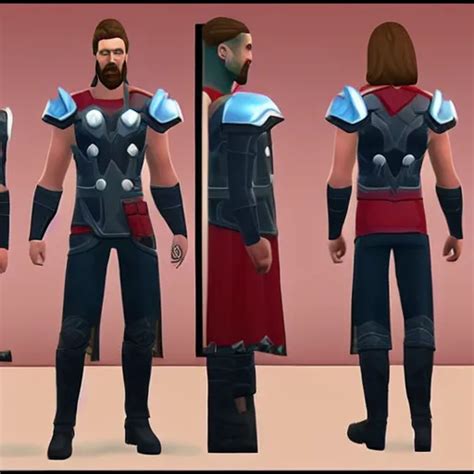 I Created Thor In Sims 4 Character Creation Stable Diffusion Openart
