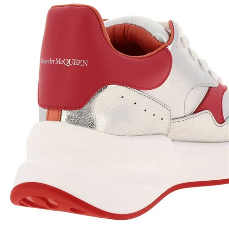 Shoes Women Alexander Mcqueen Sneakers Alexander Mcqueen Women Coral