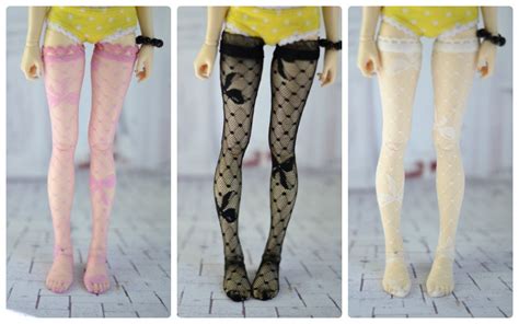 Stockings For Doll 14 Slim Msd Minifee By Candydollshop On Etsy