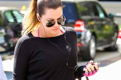 Khloe Kardashians Fitness Journey And See Through Yoga Pants Woman