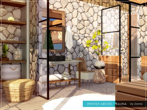 Winter Abode Sauna By Lhonna At Tsr Sims 4 Updates
