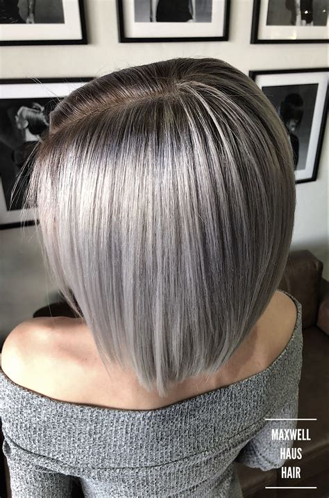 Steel Like Silver Tones Silverhair Hair Hairstyles Mediumhair Grey