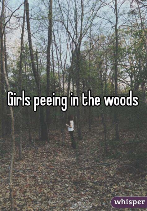 Girls Peeing In The Woods