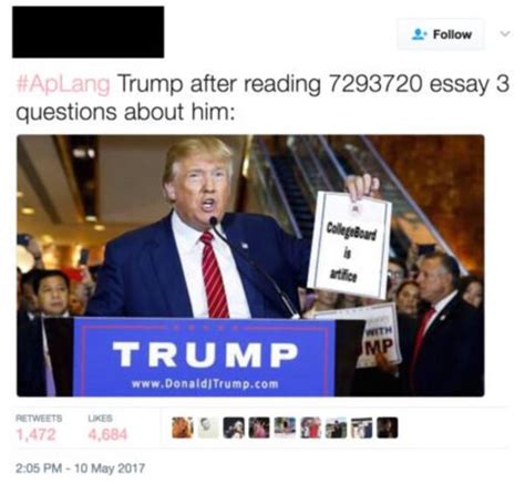 Trump Reading Ap Exams Know Your Meme