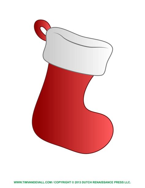 Christmas Stocking Icon On Transparent Background Stock Clip Art Library