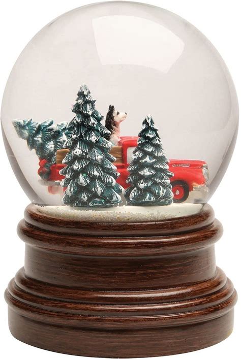 Buy Art And Artifact Christmas Snow Globe Wind Up Musical Snowglobe