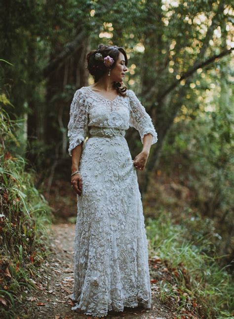12 Crochet Lace Wedding Dresses For The Bohemian Beauty Inspired By This
