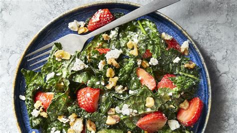 Kale And Strawberry Salad Easy And Healthy Seniors Guide